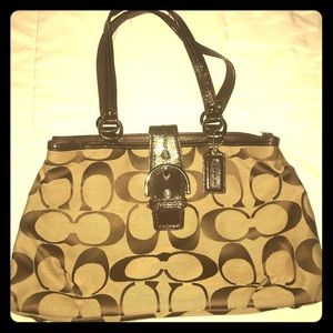 ~SOLD~ Authentic EUC Coach Soho Signature Carryall